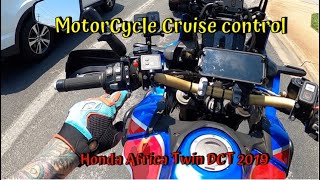 MotorCycle Cruise  Electronic ThrottleBy Wire Cruise Honda Africa Twin DCT 2019  Installation [upl. by Rebak265]