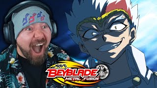 RYUGA VS TSUBASA FIRST TIME WATCHING  Beyblade Metal Fusion Episode 3536 REACTION [upl. by Cirre]