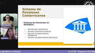 El Sistema de Pensiones costarricense y sus pilares [upl. by Dilaw]