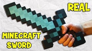 How To make a Paper Minecraft Sword [upl. by Dollar535]