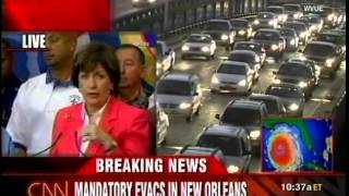 Hurricane Katrina Coverage Evacuation Ordered 8282005  CNN [upl. by Nommad593]