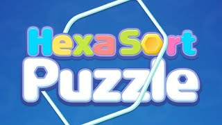 Hexa Sort  Puzzle Games by Cookingfuns Studio IOS Gameplay Video HD [upl. by Nyla]