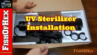 UV Sterilizer Installation On The 125 Gallon Reef [upl. by Astrid]