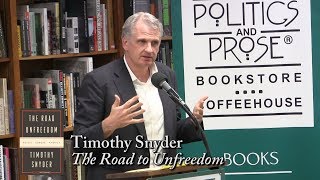 Timothy Snyder quotThe Road to Unfreedomquot [upl. by Yoko]