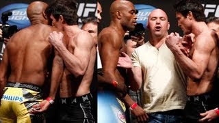 CHAEL SONNEN amp WANDERLEI SILVA NEARLY FIGHT AT BELLATOR NYC FACE OFF HAVE TO GET SEPARATED [upl. by Suirtemed]