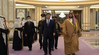 Chinas Xi meets Saudi crown prince on highstakes visit  AFP [upl. by Malarkey890]