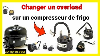 Comment changer un relais ou un overload sur un compresseur frigorifique [upl. by Bernetta988]