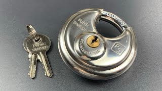 794 Public Storage Disc Padlock Picked [upl. by Tosch482]