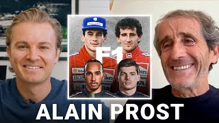 Senna vs Prost – Talking F1 Rivalries with Alain Prost  Nico Rosberg  Podcast 22 [upl. by Iridis954]