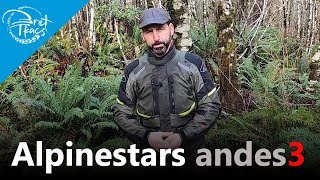 Alpinestars andes v3 drystar touring suit reviewed [upl. by Neille609]