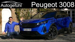 new Peugeot 3008 GT Facelift FULL REVIEW 2021 Hybrid PHEV Black Pack 225 hp  Autogefühl [upl. by Veejar658]