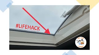 Heki Dachfenster Lifehack für Wohnwagen amp Wohnmobil [upl. by Amahs488]