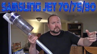 Samsung Jet 70 75 90 Cordless Vac Complete Overview and How To Use [upl. by Olonam]