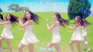 GFRIEND Me Gustas Tu Lyrics ENGROM [upl. by Wolenik548]