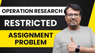 Assignment Problem  Hungarian Method  Restricted Assignment Problem [upl. by Huxley]