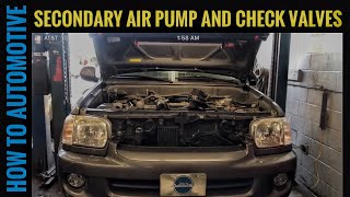 How To Replace The Secondary Air Injection Pump And Check Valves On A 20002007 Toyota Sequoia [upl. by Kaasi]