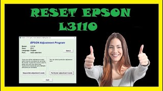 🟡 Reset Epson L3110  😲 Gratis  2023 [upl. by Tiloine990]