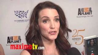 KRISTIN DAVIS Interview at 25th Annual GENESIS AWARDS [upl. by Eenitsed]