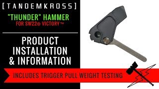 TANDEMKROSS quotThunderquot Hammer for SW22 Victory  Installation Instructions and Demo [upl. by Fuller]