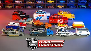 Lets Open 10 Hot Wheels Team Transport [upl. by Varin]