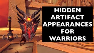 Hidden Artifact Appearances for Warriors Hidden Potential  WoW Guide [upl. by Kalasky]