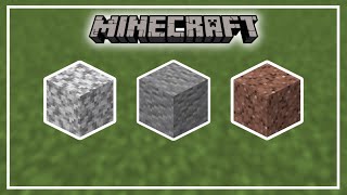 The Ultimate Guide to Granite Andesite and Diorite in Minecraft [upl. by Llerrad]