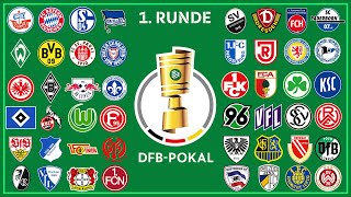 LIVE 🔴 DFB Pokal Auslosung  1 Runde DFB Pokal 202324 🏆 [upl. by Hahsia]