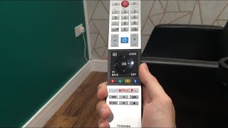 How to Retune Toshiba Smart TV without a menu button [upl. by Ahmad163]