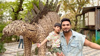 Dinosaur park aa gye😍hriday gir gya [upl. by Talya]