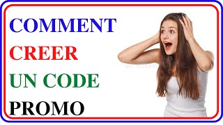 PROMO CODE  COMMENT CREER UN CODE PROMO how to create promo code [upl. by Yenot]