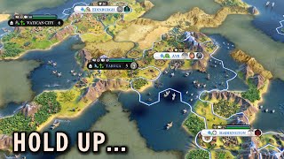 I had to double check whos leading  Civ 6 Deity Part 5 [upl. by Llednyl661]