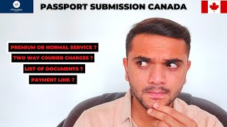 HOW TO SEND PASSPORT FOR CANADA VISA STAMPING PASSPORT SUBMISSION FOR CANADA VISA  VISA FOR CANADA [upl. by Ballinger]