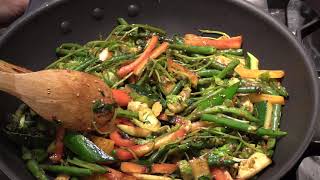 Healthy Vegetables Stir Fry in 15 minsvegan [upl. by Trela]