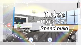 Meepcity modern medium estate Speedbuild [upl. by Tiraj]