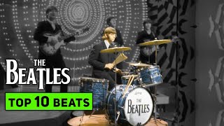 Top 10 BEATLES Drum Beats Everyone Should Know [upl. by Mufi]