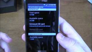 Samsung Fascinate Unboxing [upl. by Iver]