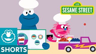 Sesame Street Fruit Parfait  Cookie Monsters Food Challenge 3 [upl. by Nortal825]