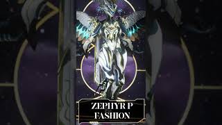 WARFRAME Zephyr Prime Fashionframe  Angelic Falcon tennocreate tennogen warframe zephyr shorts [upl. by Hiroko988]