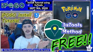 iPOGO Install Tutorial  3uTools Method  Free Spoofing in 2020 [upl. by Chapin816]