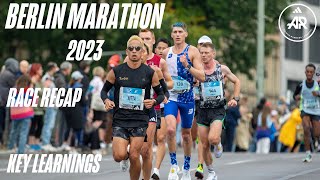 BERLIN MARATHON 2023  RACE RECAP [upl. by Ebeohp533]