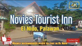 Novies Tourist Inn  El Nido Palawan [upl. by Aracahs305]