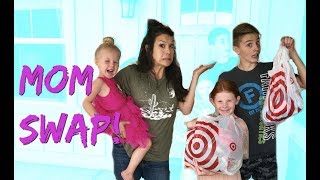 MOM SWAP Back to School Shopping for April amp Davey KIDS [upl. by Eiznekcm]