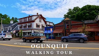 Downtown Ogunquit Scenic Walk  Ogunquit Maine  4k Walking Tour with Binaural 🎧 [upl. by Shaikh29]