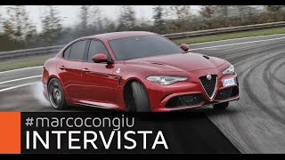 Alfa Romeo Giulia Quadrifoglio AT8 il Record al Nurburgring spiegato dal collaudatore Fabio Francia [upl. by Eire687]