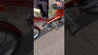 Most powerful Mobylette motorcycle Glardoni 2 stroke motor bicycle [upl. by Mcevoy258]