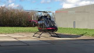 Brand new Bell 407GXP startup takeoff and departure [upl. by Montagu]