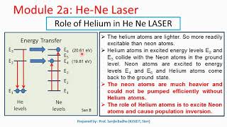 Construction and Working of HeNe laser [upl. by Maurili]