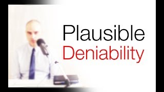 Plausible Deniability  Emotional Manipulation Technique [upl. by Giesecke]