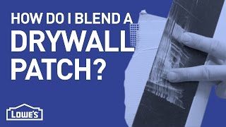 How Do I Blend A Drywall Patch  DIY Basics [upl. by Einnad]