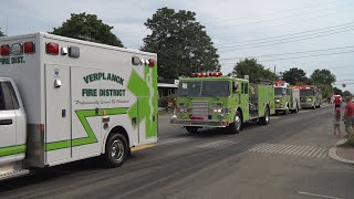 2022 VerplanckNY Fire Department Firemens Parade 71622 [upl. by Aire315]